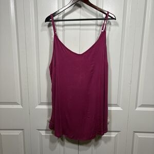 Torrid Ava Stretch Challis Cami 4 Pink Sleeveless Tank Top Plus Size Boho Summer